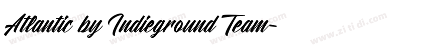 Atlantic by Indieground Team字体转换